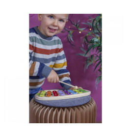 Eichhorn Holz Xylophon 8 Töne für Kinder inklusive Liederbuch – Musikalische Früherziehung