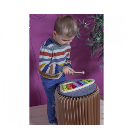 Eichhorn Holz Xylophon 8 Töne für Kinder inklusive Liederbuch – Musikalische Früherziehung