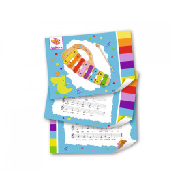 Eichhorn Holz Xylophon 8 Töne für Kinder inklusive Liederbuch – Musikalische Früherziehung