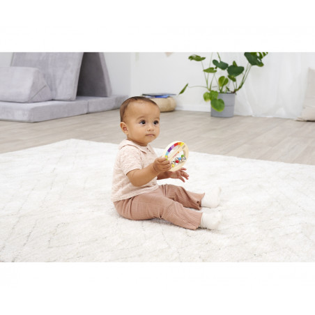 Eichhorn Musik Set Greifling mit Glocken & Holzstab | Für Kleinkinder ab 1 Jahr