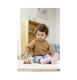 Eichhorn Schiebefrosch aus Holz – Motorikspielzeug für Kinder ab 1 Jahr