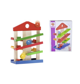 Eichhorn Kugelbahn-Haus | Holz | 5 Bahnen | Ab 1 Jahr mit Glocke