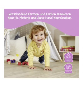 Eichhorn Color Soundbausteine Holz 12-teilig – Klang & Motorik