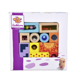 Eichhorn Color Soundbausteine Holz 12-teilig – Klang & Motorik