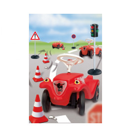 BIG Pylonen Set 4 Stück: Verkehrskegel für Bobby-Car & Spielstraße