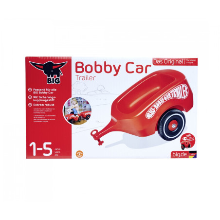 BIG Bobby Car Anhänger Rot | Für Classic & New Modelle