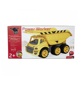 BIG Power Worker Mega Kipper – 13L Kippmulde, 65cm, 6-Rad | Für Sand & Baustelle