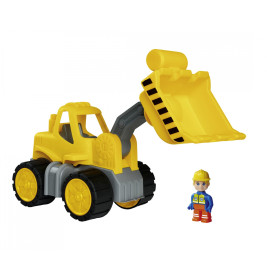 BIG-Power-Worker Radlader mit Figur – Robustes Kinderspielzeug ab 2 Jahren