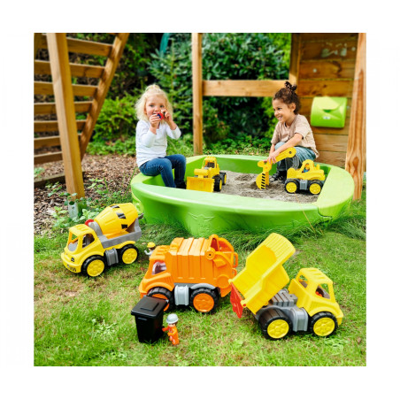 BIG-Power-Worker Radlader mit Figur – Robustes Kinderspielzeug ab 2 Jahren