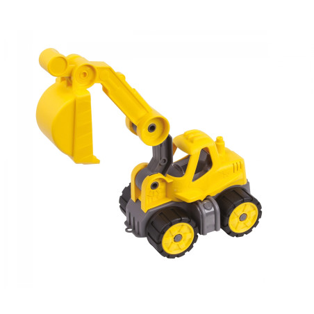 BIG Power-Worker Mini Bagger: Robustes Spielzeug für kleine Baumeister ab 2 Jahren – Indoor & Outdoor