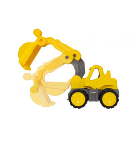 BIG Power-Worker Mini Bagger: Robustes Spielzeug für kleine Baumeister ab 2 Jahren – Indoor & Outdoor