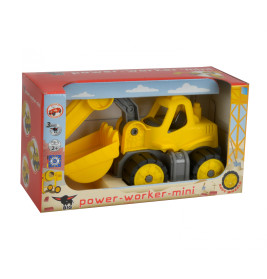 BIG Power-Worker Mini Bagger: Robustes Spielzeug für kleine Baumeister ab 2 Jahren – Indoor & Outdoor