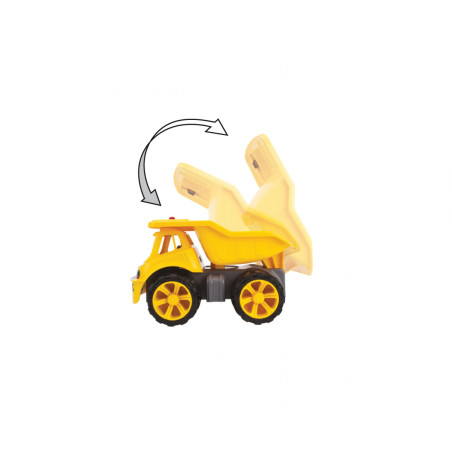 BIG-Power-Worker Maxi Truck Gelb – Robuster Spielzeug-LKW für Kinder ab 2 Jahren | 4,2L Ladefläche & Softreifen