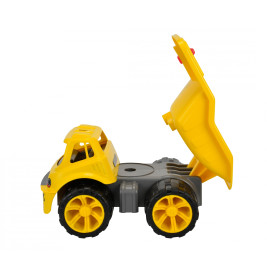 BIG-Power-Worker Maxi Truck Gelb – Robuster Spielzeug-LKW für Kinder ab 2 Jahren | 4,2L Ladefläche & Softreifen