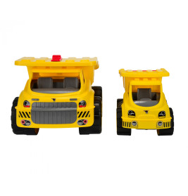 BIG-Power-Worker Maxi Truck Gelb – Robuster Spielzeug-LKW für Kinder ab 2 Jahren | 4,2L Ladefläche & Softreifen