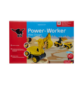 BIG Power-Worker Maxi-Digger Kinderbagger – Robuster Sitzbagger ab 3 Jahre