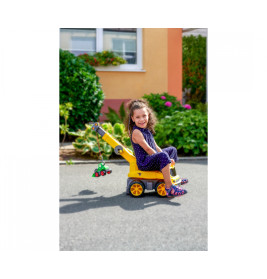 BIG Power Worker Maxi-Kran – Robuster Spielzeugkran mit Seilwinde für Kinder 3-7 J.