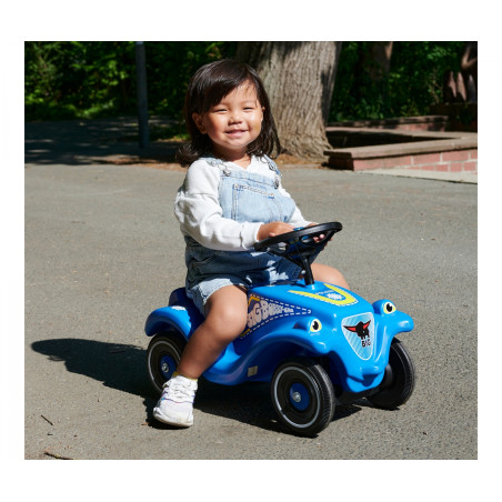 BIG Bobby Car Classic Polizei Rutschauto – Kinderrutschfahrzeug für kleine Gesetzeshüter