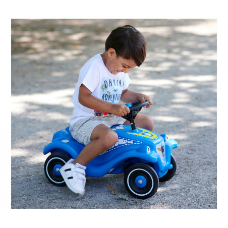 BIG Bobby Car Classic Polizei Rutschauto – Kinderrutschfahrzeug für kleine Gesetzeshüter