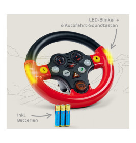 BIG Bobby Car Multi Sound Lenkrad | Realistische Sounds & Licht | Ab 1 Jahr