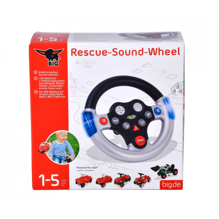 BIG Bobby Car SOS Sound Lenkrad – Realistische Einsatzgeräusche