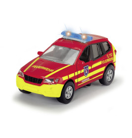 Dickie Toys Safety Unit – Polizei & Feuerwehr Fahrzeuge Set | 1:36 mit Licht & Sound | Ab 3 J.