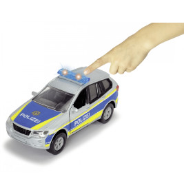 Dickie Toys Safety Unit – Polizei & Feuerwehr Fahrzeuge Set | 1:36 mit Licht & Sound | Ab 3 J.