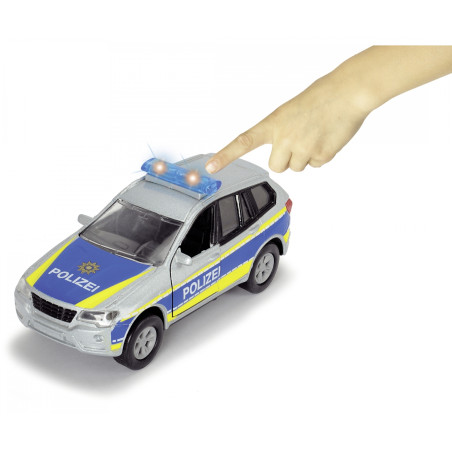 Dickie Toys Safety Unit – Polizei & Feuerwehr Fahrzeuge Set | 1:36 mit Licht & Sound | Ab 3 J.