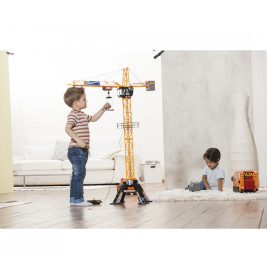 Dickie Mega Crane – Großer RC Spielzeugkran 120cm mit Fernbedienung ab 6 Jahren