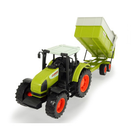 Dickie Toys Claas Traktor mit Kipper – Farm Spielzeug Kinder ab 3 Jahren