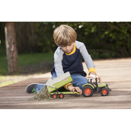 Dickie Toys Claas Traktor mit Kipper – Farm Spielzeug Kinder ab 3 Jahren
