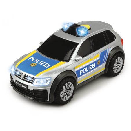 Dickie Toys VW Tiguan R-Line Polizei Spielzeugauto | Licht & Sound 1:18