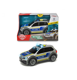 Dickie Toys VW Tiguan R-Line Polizei Spielzeugauto | Licht & Sound 1:18