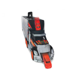 Dickie Toys Truck Carry Case Autokoffer mit 7 Die-Cast Fahrzeugen & Helikopter (62 cm) – Spielzeug für Kinder ab 3 Jahre