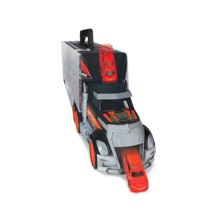 Dickie Toys Truck Carry Case Autokoffer mit 7 Die-Cast Fahrzeugen & Helikopter (62 cm) – Spielzeug für Kinder ab 3 Jahre
