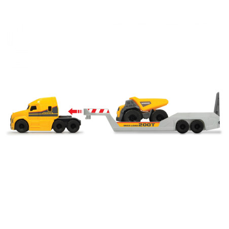 Dickie Toys Mack/Volvo Micro Builder Truck 3er Set | Baustellenfahrzeuge m. LKW