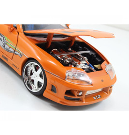 Jada Toys Fast & Furious 1995 Toyota Supra – Die-Cast Modellauto 1:24 | Brian O'Conner Filmfahrzeug – Sammlerstück ab 8 J.