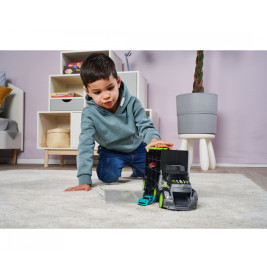 Dickie Toys Small Truck Carry Case – XXL Spielzeug Transporter mit 4 Autos