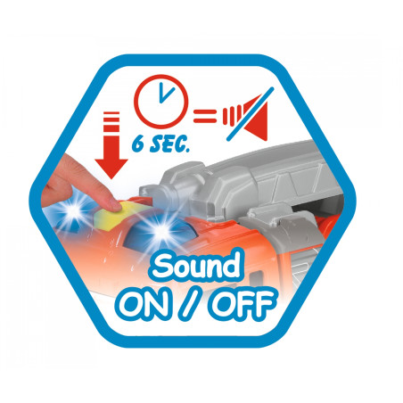 ABC Scania Ferdy Fire Feuerwehrauto mit Licht & Sound - Für Kleinkinder