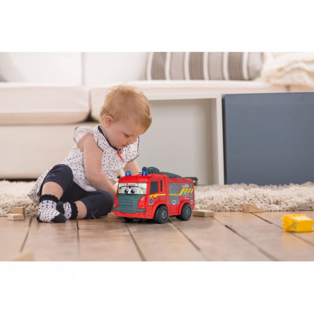 ABC Scania Ferdy Fire Feuerwehrauto mit Licht & Sound - Für Kleinkinder