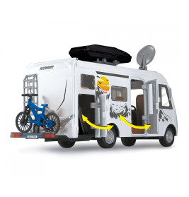 Dickie Toys Hymer Camping Van Set – Spielzeug Camper mit Figur & Grill