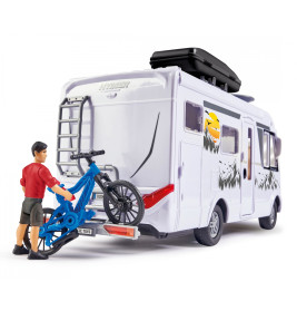 Dickie Toys Hymer Camping Van Set – Spielzeug Camper mit Figur & Grill