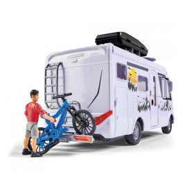 Dickie Toys Hymer Camping Van Set – Spielzeug Camper mit Figur & Grill