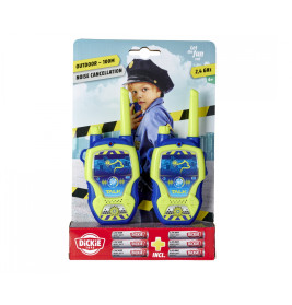 Dickie Toys Walkie Talkie Polizeiset für Kinder | Reichweite 100m
