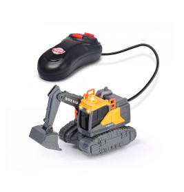 Dickie Toys Mini Excavator ferngesteuert | Kabelsteuerung | 14 cm