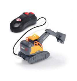 Dickie Toys Mini Excavator ferngesteuert | Kabelsteuerung | 14 cm
