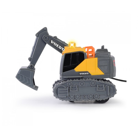 Dickie Toys Mini Excavator ferngesteuert | Kabelsteuerung | 14 cm