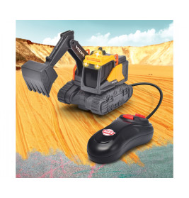 Dickie Toys Mini Excavator ferngesteuert | Kabelsteuerung | 14 cm