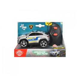Dickie Toys Lamborghini Urus Polizei-Spielzeugauto RC – Kabelfernsteuerung, Blaulicht für Kinder ab 3 Jahre
