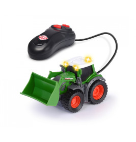 Dickie Toys Fendt Traktor | Ferngesteuert mit Kabel | Bewegliche Frontschaufel & Licht | 1:32 für Kinder